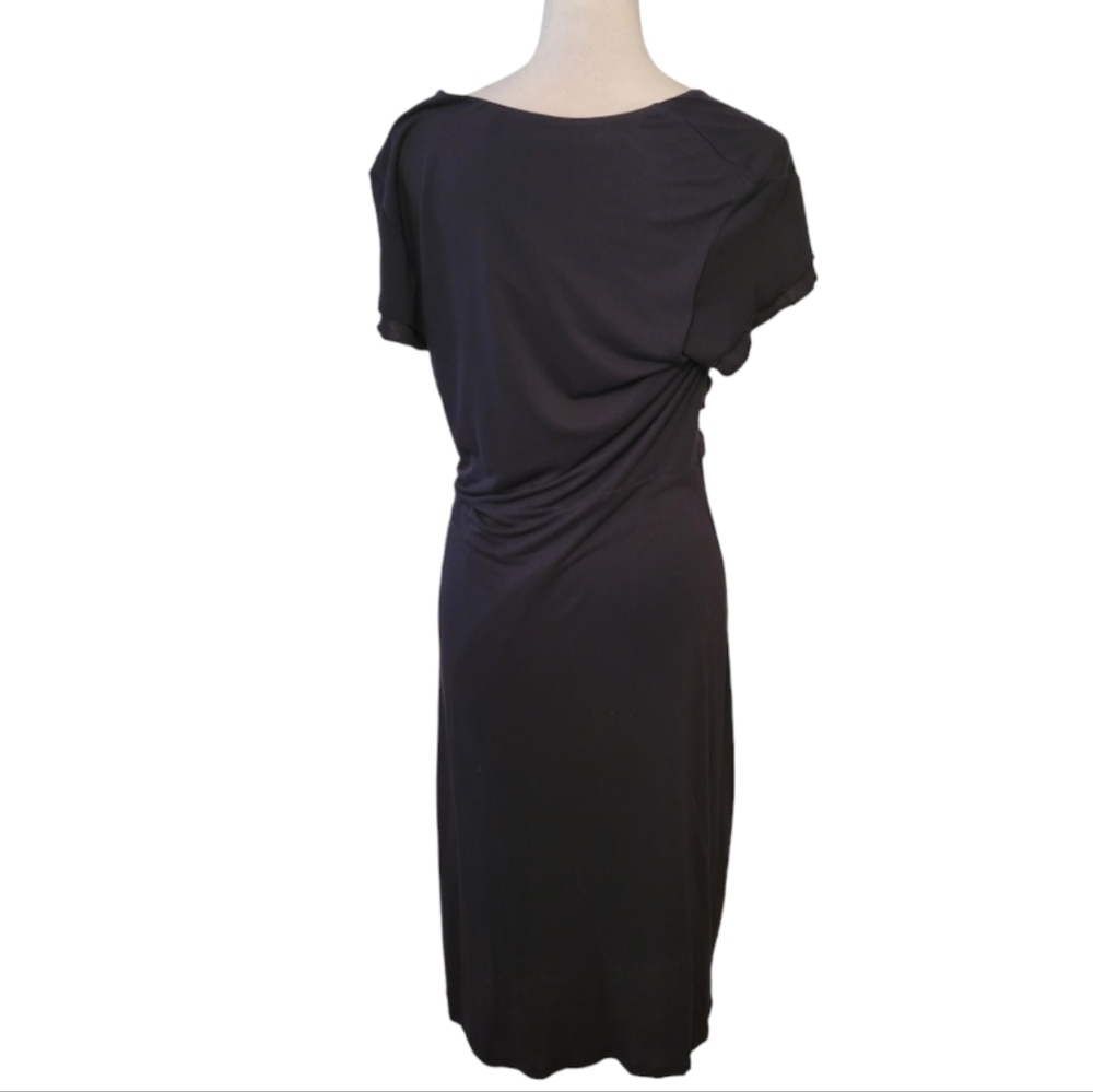 Boden Black Cap Sleeve Lbd Dress Size 12 — image 4 of 5